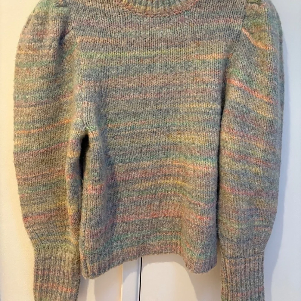LoveShackFancy  puff sleeve sweater